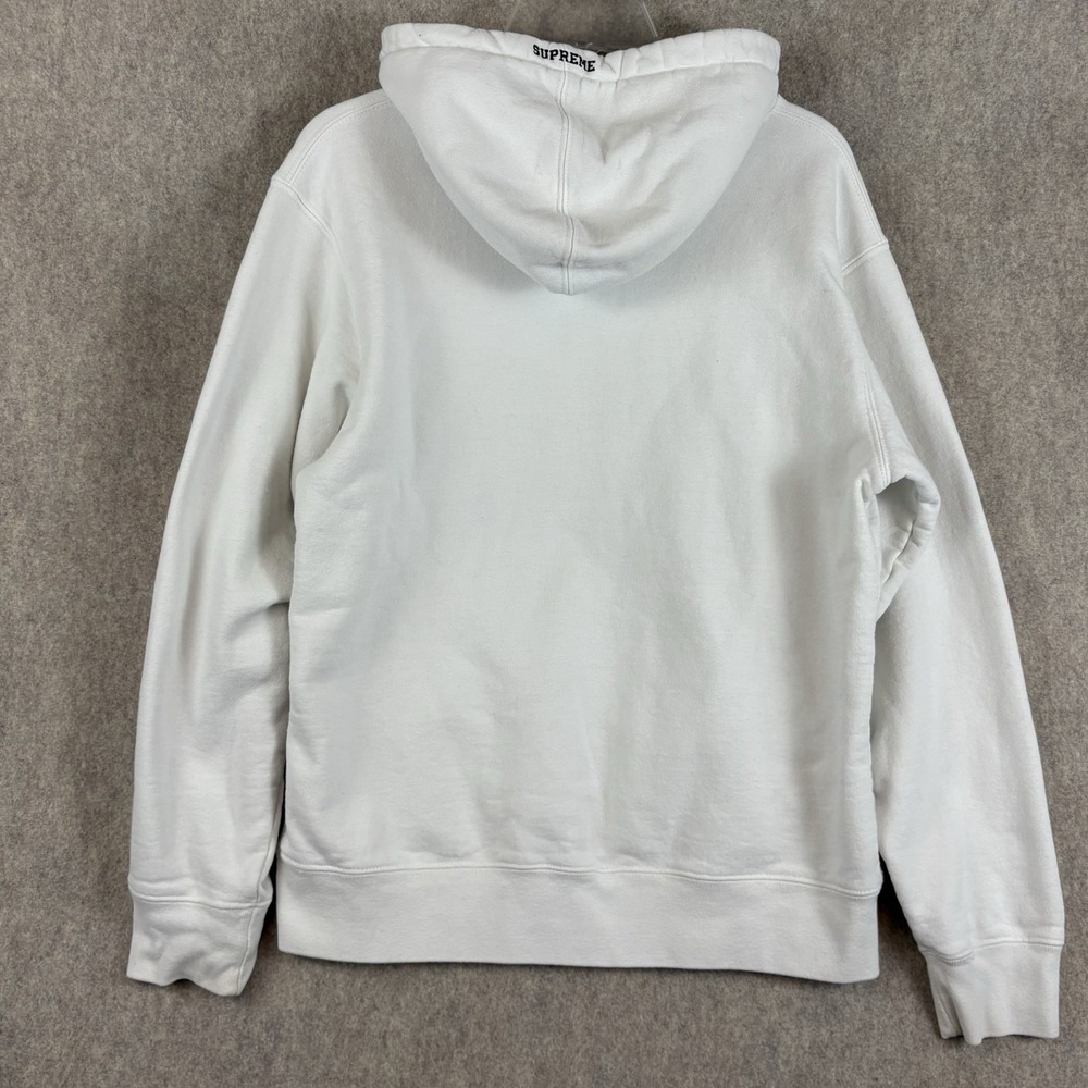 Supreme Franklin Hoodie White $100 Bill SS20 Benjamin Franklin Made Canada - Picture 5 of 12